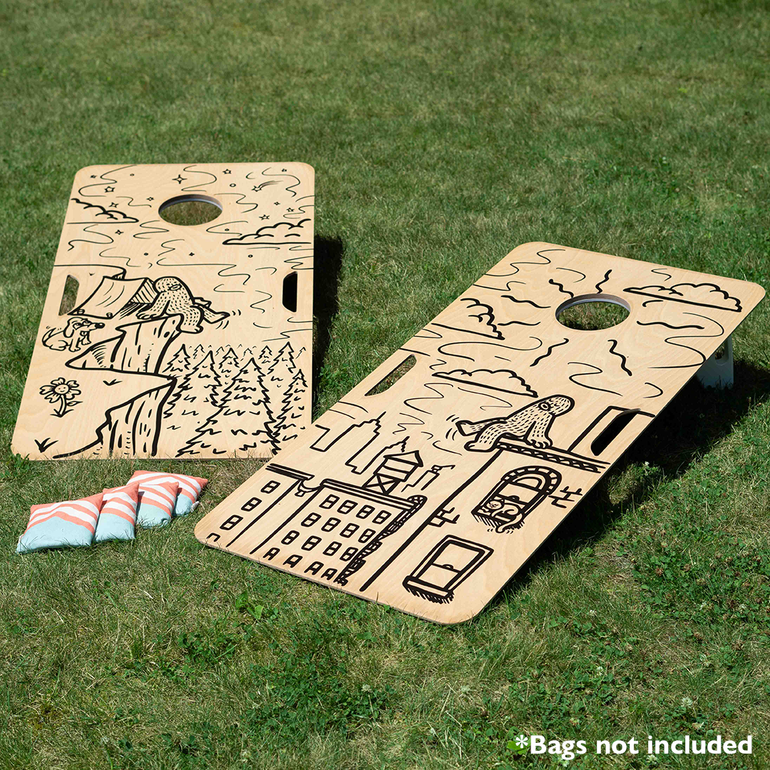 HOEK x Frank Ape Cornhole Set