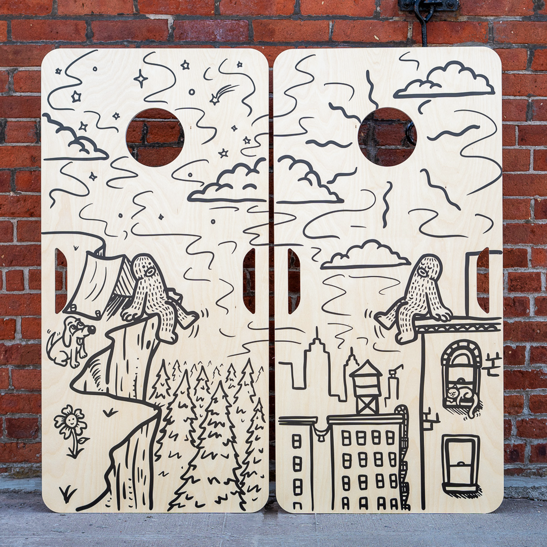 HOEK x Frank Ape Cornhole Set