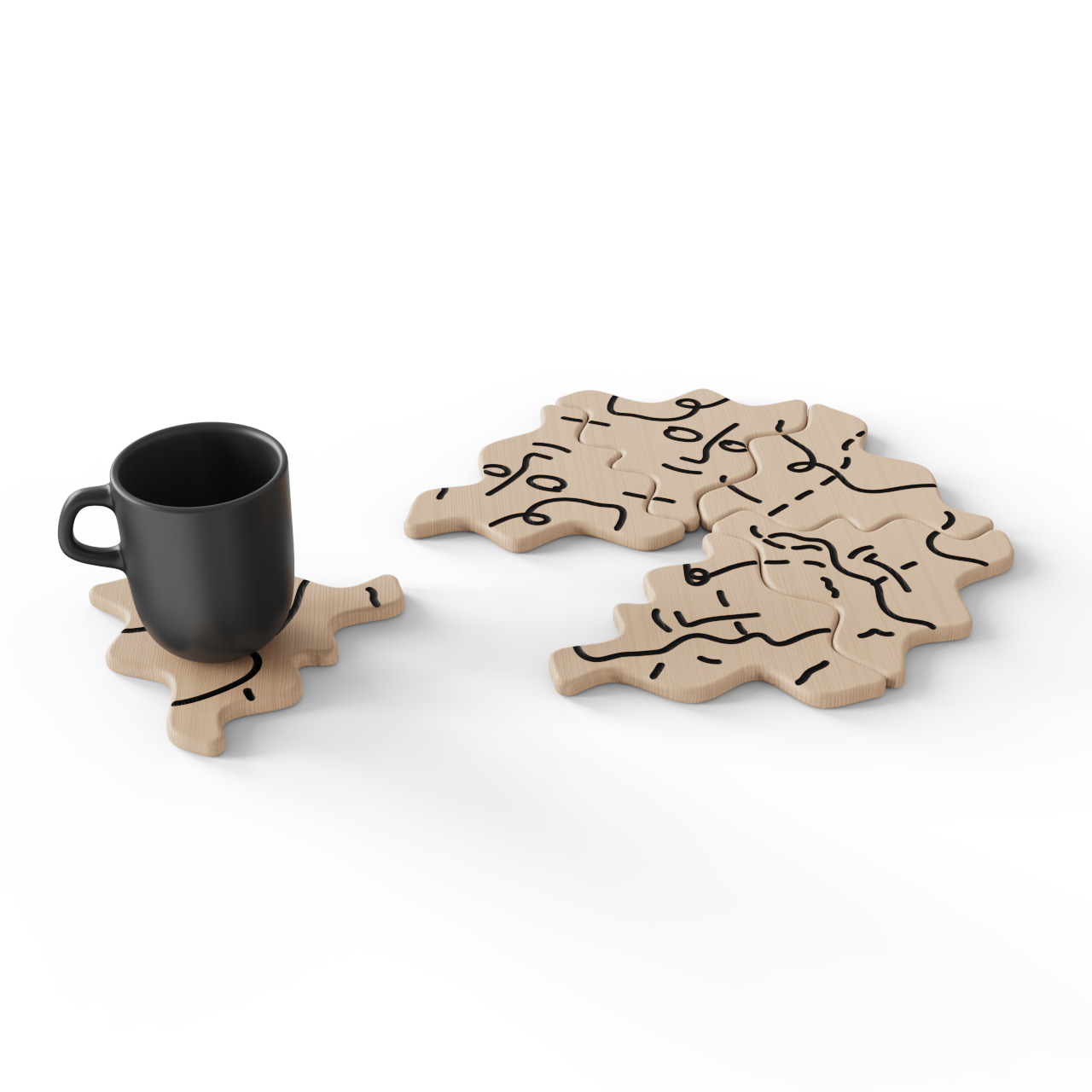 Coasters - Shantell Martin limited-edition