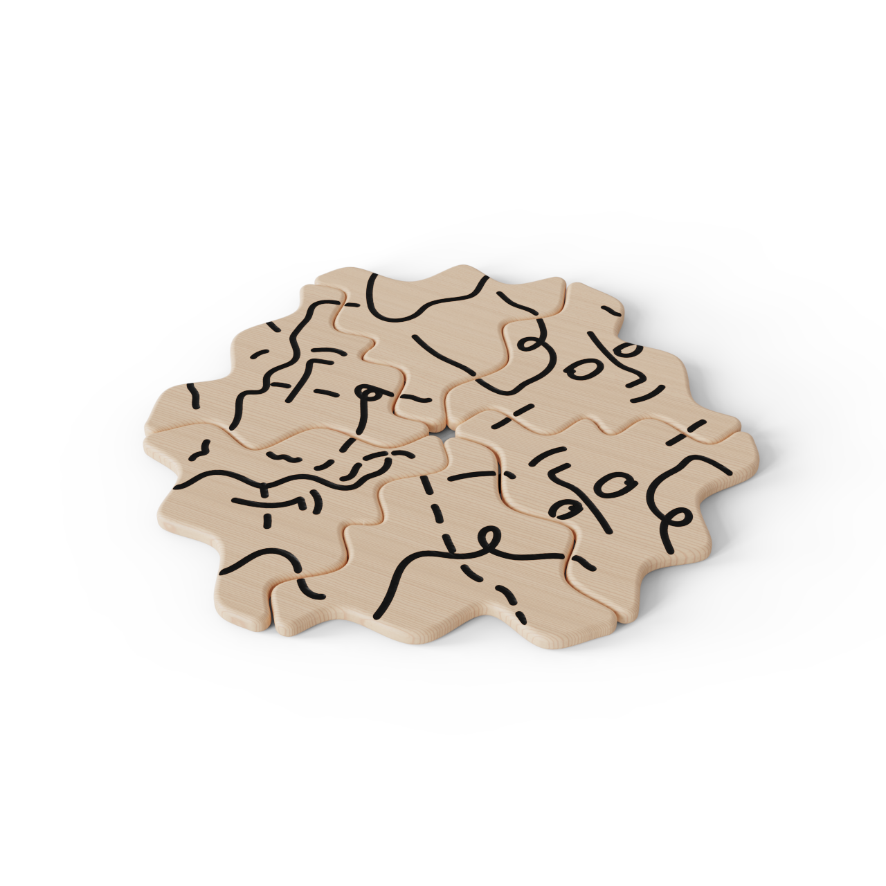 Coasters - Shantell Martin limited-edition